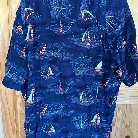 Men’s George button up Hawaiian shirt size 2XL - Picture 6 of 9